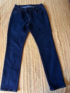 Old Navy Women's Slim Straight Dark Blue Jeans